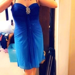Beautiful 2 tone blue dress